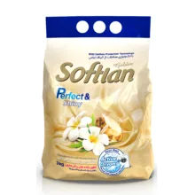 پودر ماشین لباسشویی سافتلن مدل Perfect and Shiny وزن 3 کیلوگرم
