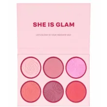 پالت رژگونه شی ایز گلم مدل Floral Blush
