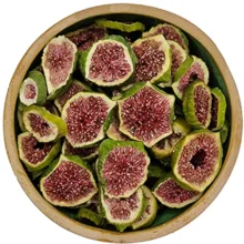 اسلایس انجیر سبز خشک ممتاز مزرعه هامون - 400 گرم