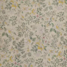 ملحفه کتان نخ پانیذ پود مدل ترنم کد P121-1 دو نفره سایز 200x180 سانتی‌متر