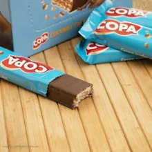 ویفر کاکائویی با طعم نارگیل کوپا - 40 گرم بسته 12 عددی