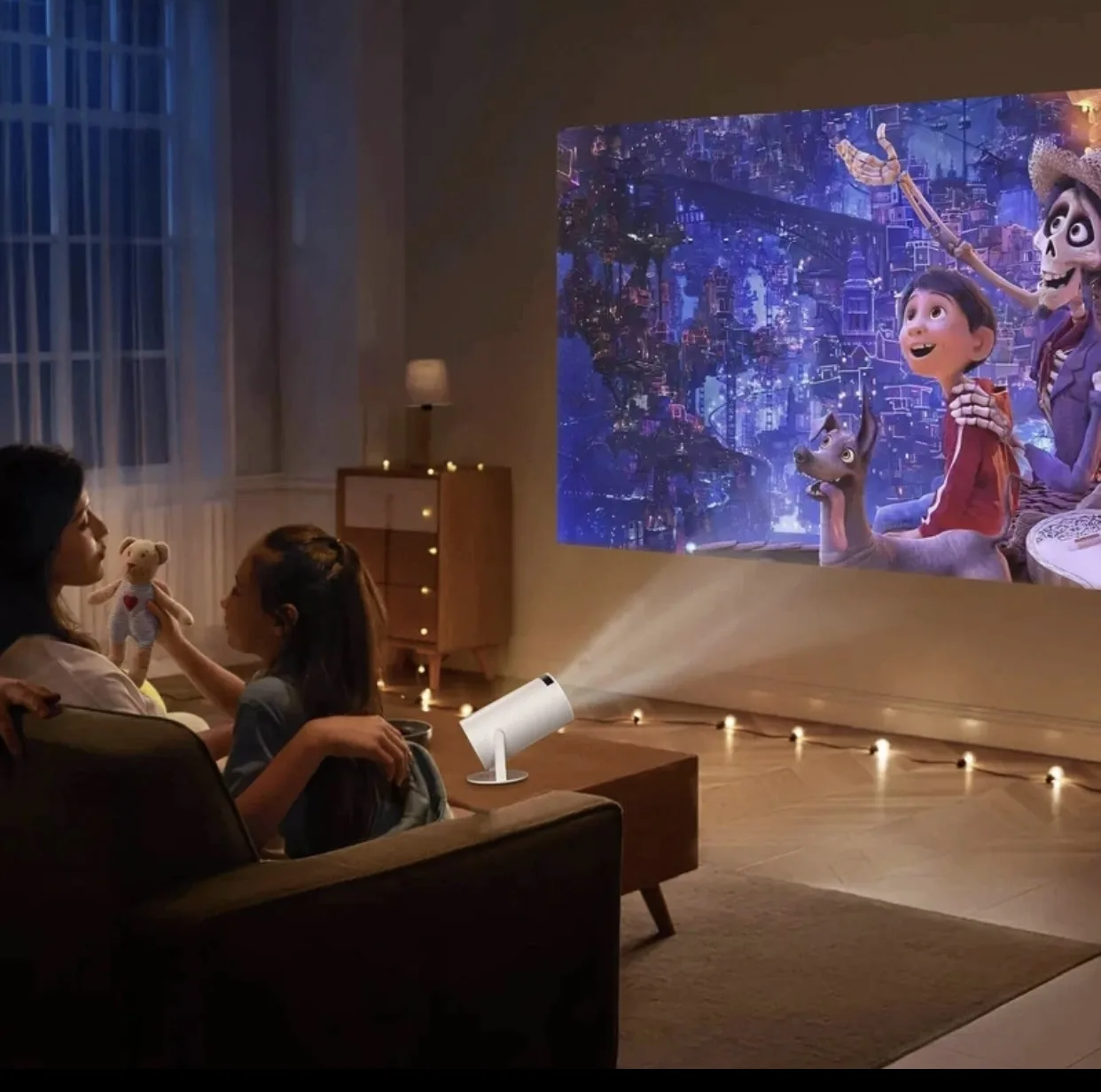ویدئو پروژکتور آیریور مدل HY300 با رزولوشن 1280x720 تصویر 4K