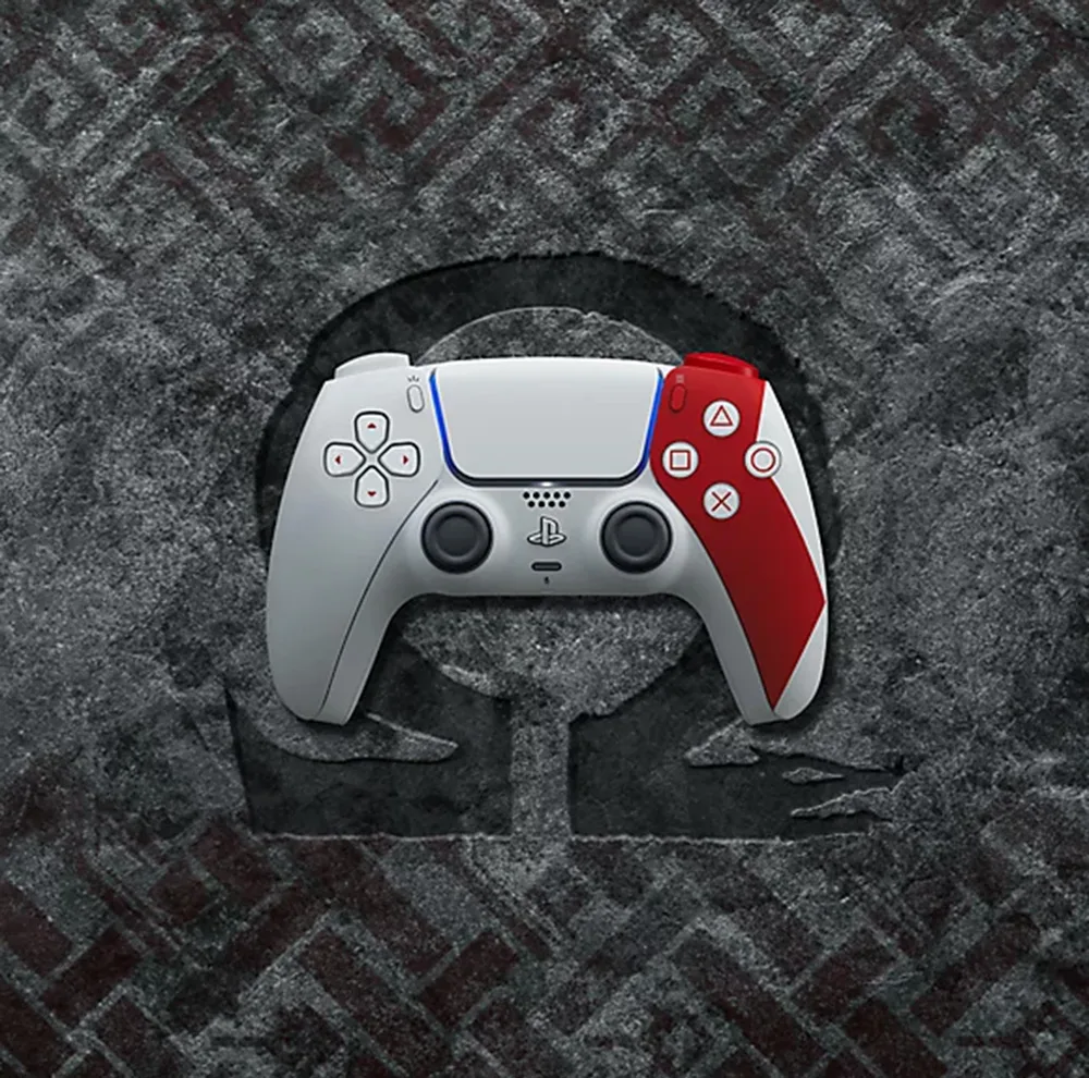 دسته بازی پلی استیشن 5 سونی مدل god of war 20th anniversary DUALSENSE