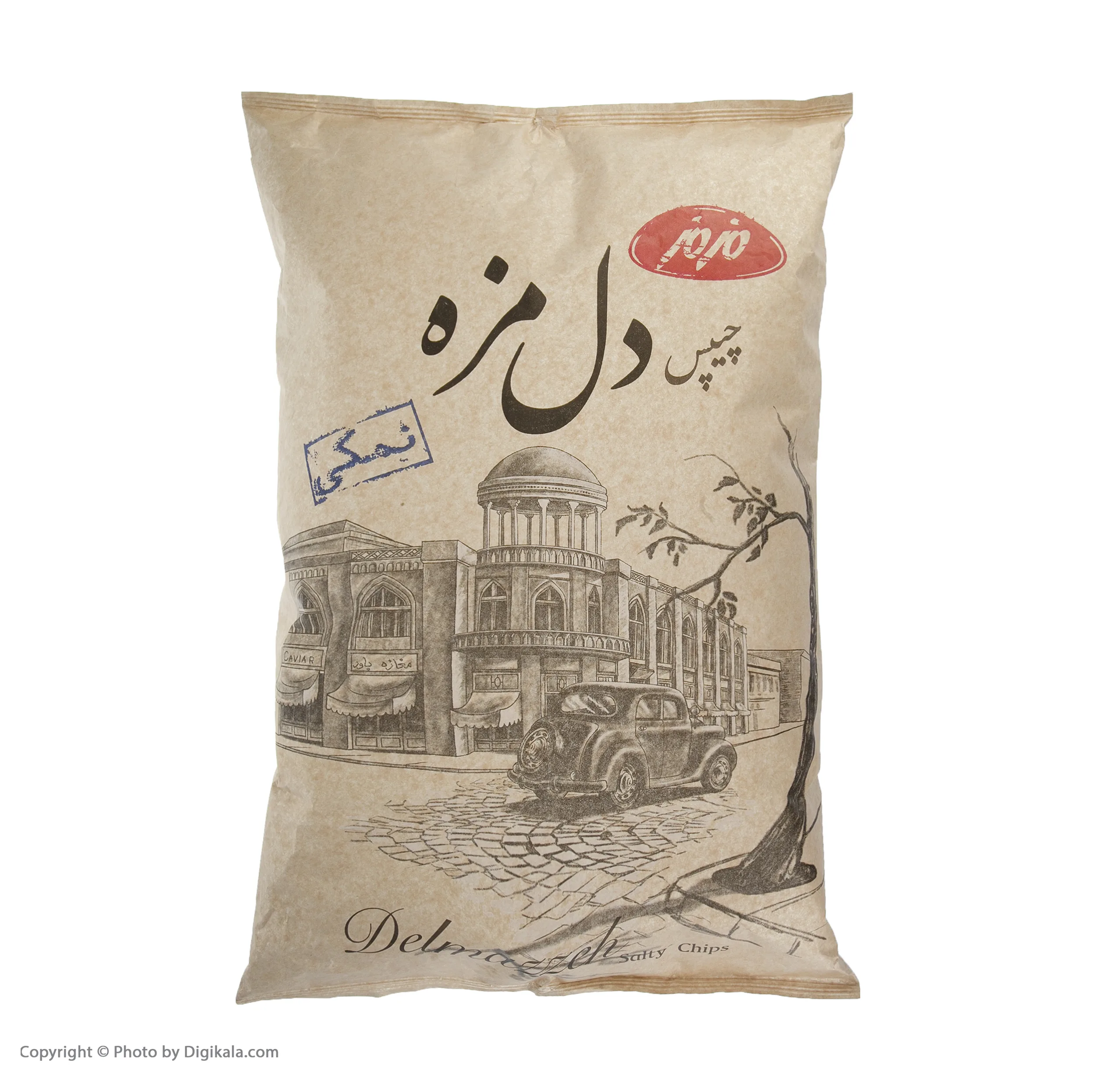 چیپس دل مزه مزمز با طعم نمک - 450 گرم