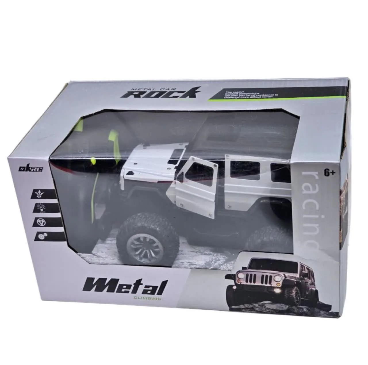 ماشین بازی کنترلی ناب سل مدل بنز جی کلاس فلزی آفرود شارژی چراغدار اسپرت کد METAL CAR ROCK CLIMBING SCALE1:18