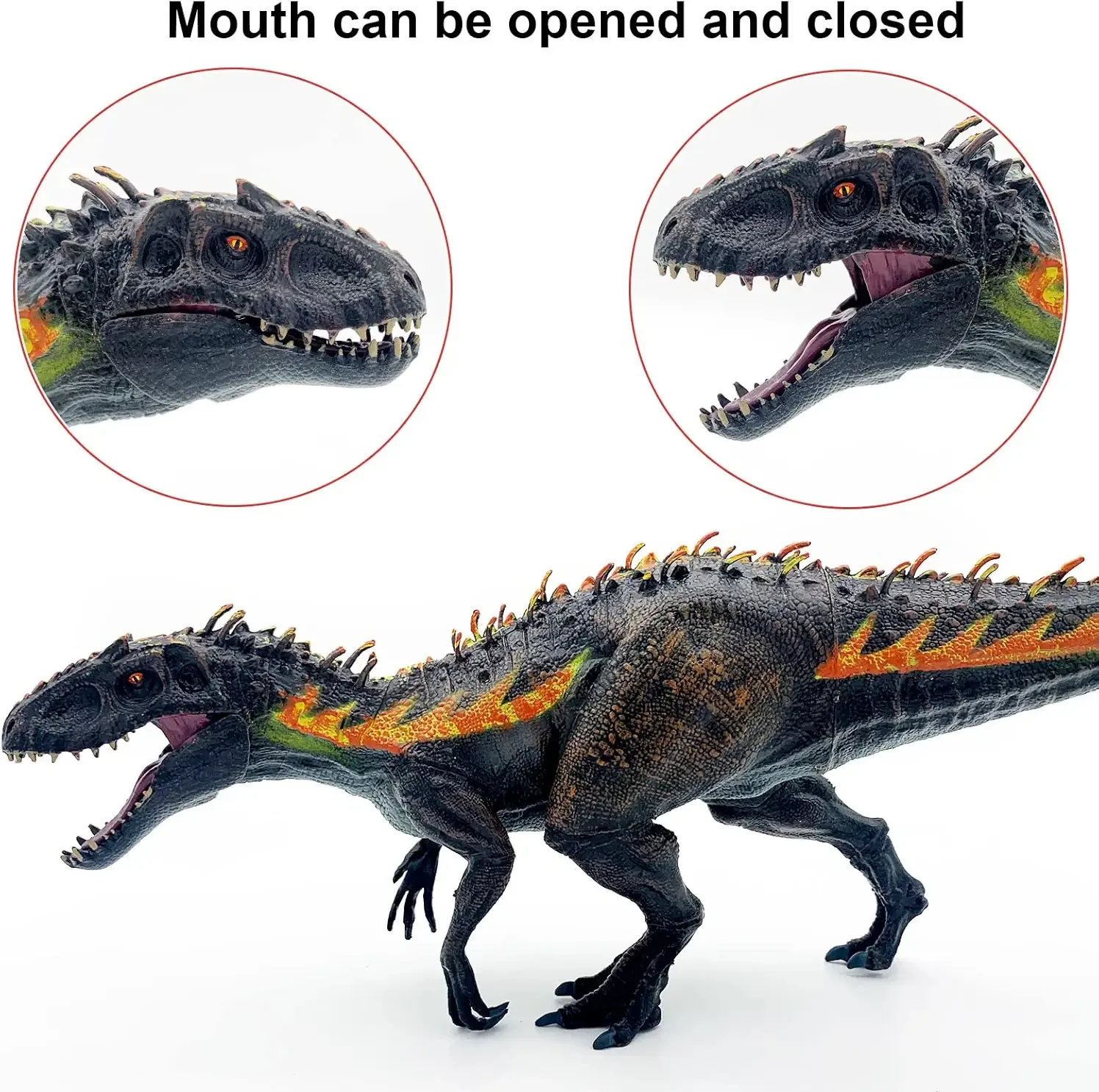 اکشن فیگور مدل دایناسور فک متحرک طرح Tyrannosaurus Rex کد 1011B