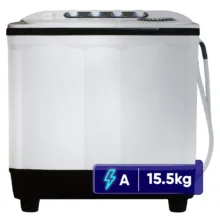 ماشین لباسشویی دو قلو 15.5 کیلوگرم نیمه‌اتوماتیک پاکشوما مدل FA15