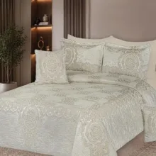 سرویس روتختی 2 نفره 8 تکه مدل مخمل ترک طرح بوراک