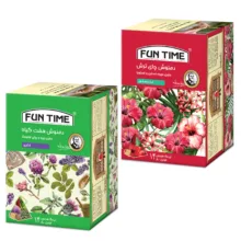 دمنوش لاغری هفت گیاه و چای ترش فان تایم بسته 2 عددی