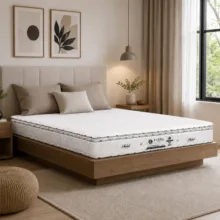 تشک سوپر طبی فنری فیدل مدل آسوده پلاس دو نفره سایز 140×200 سانتی‌متر