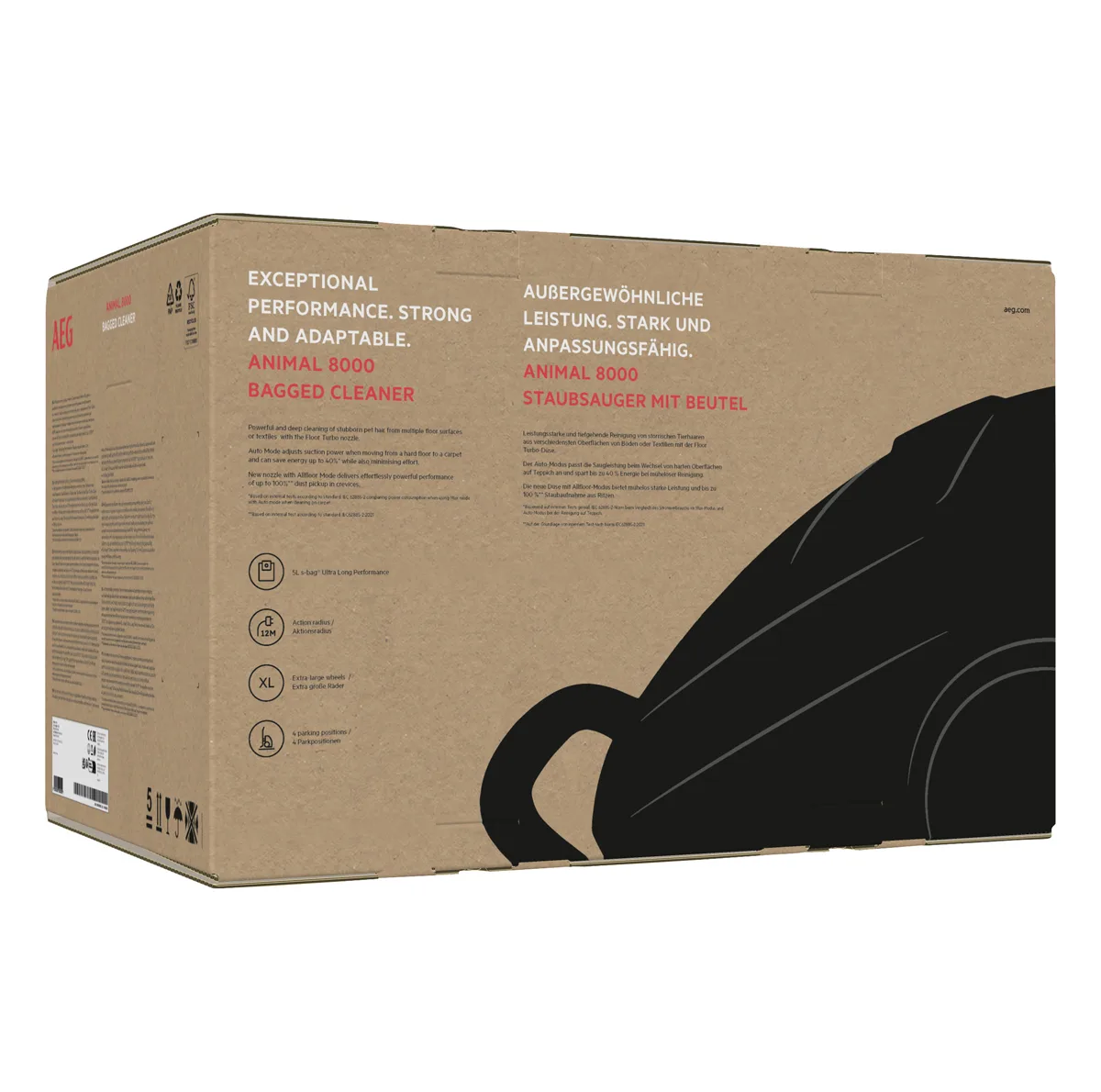 جاروبرقی 650 وات آ ا گ مدل AB81A2DG