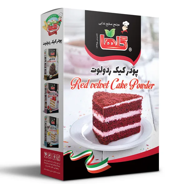 پودر کیک ردولوت گلها - 450 گرم
