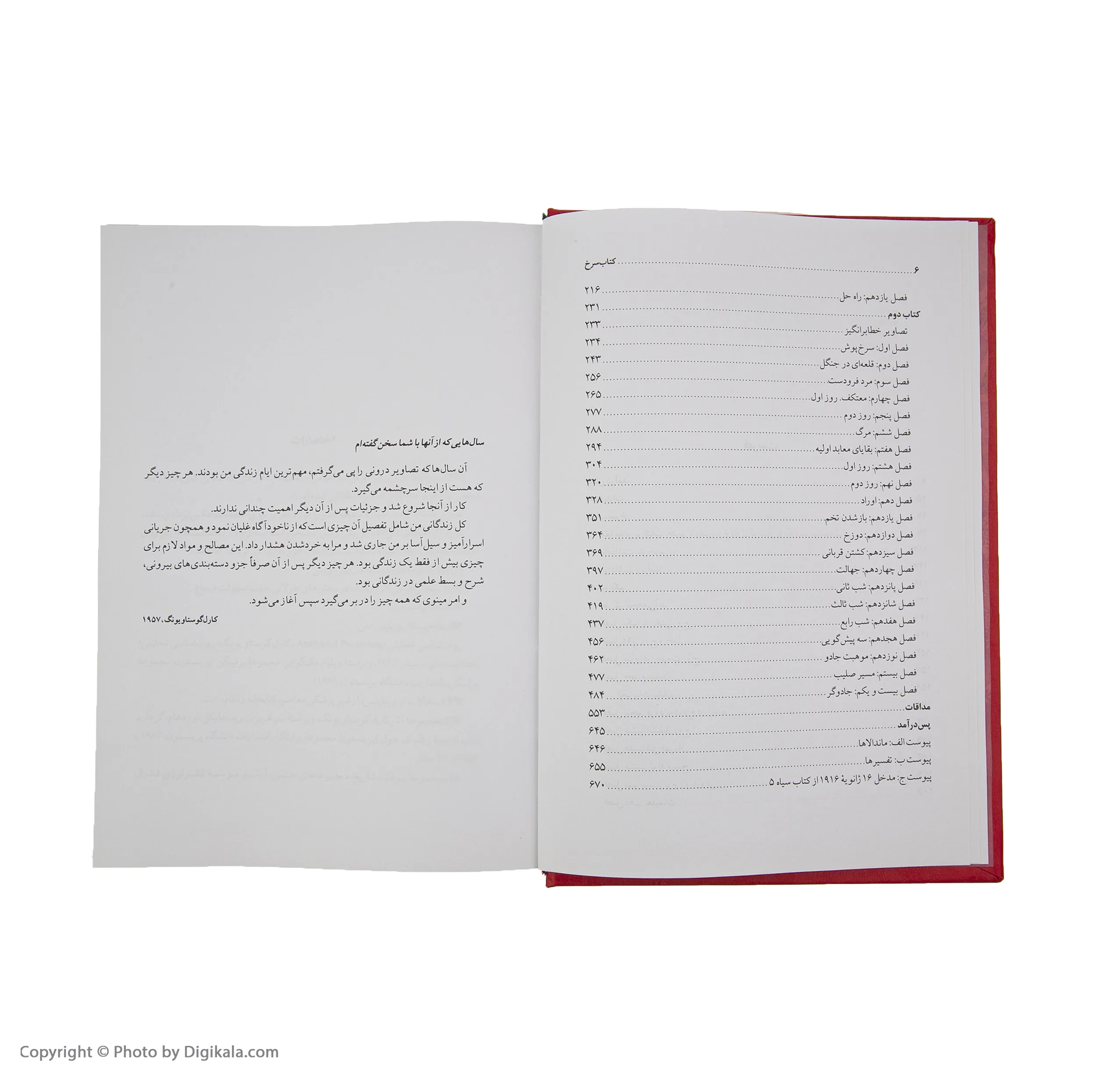 کتاب سرخ اثر کارل گوستاو یونگ انتشارات جامی