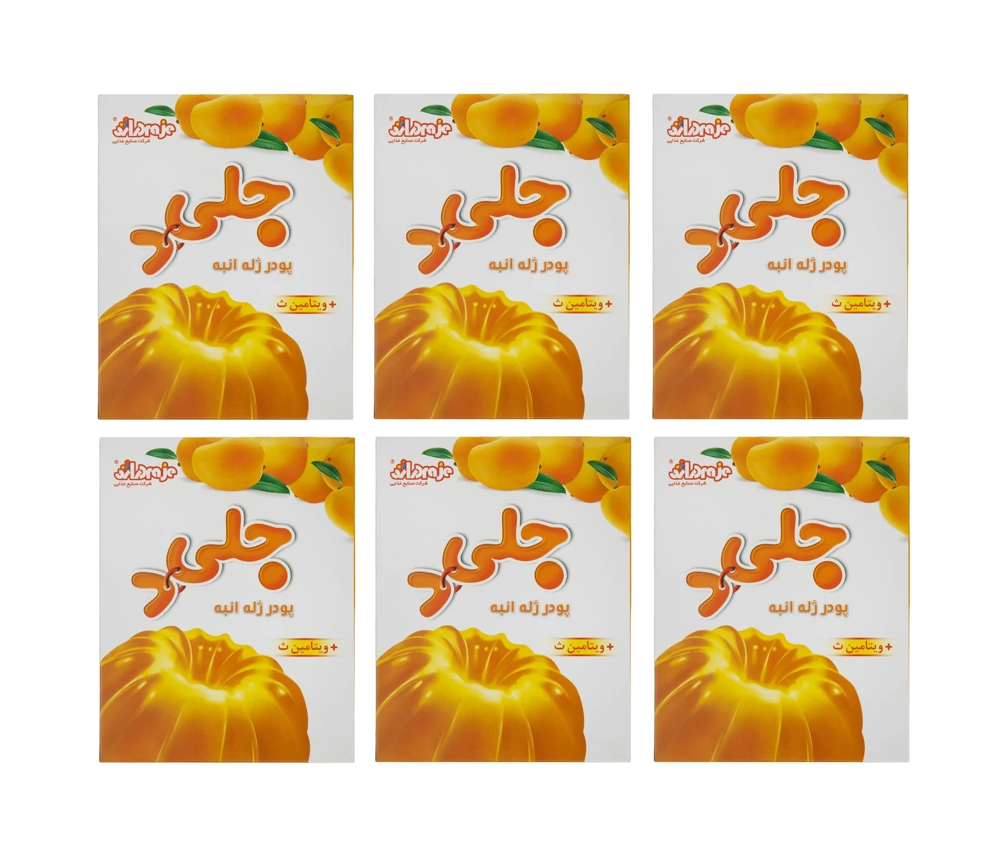 پودر ژله انبه جلید دراژه - 100 گرم بسته 6 عددی