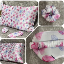 روبالش مدل satin سایز 50*70 سانتی متر همراه کش مو و چشم بند