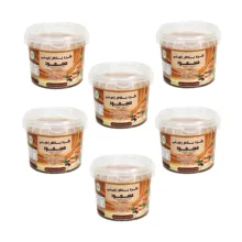 کره بادام زمینی رژیمی ساده مسعود – 250 گرم بسته 6 عددی