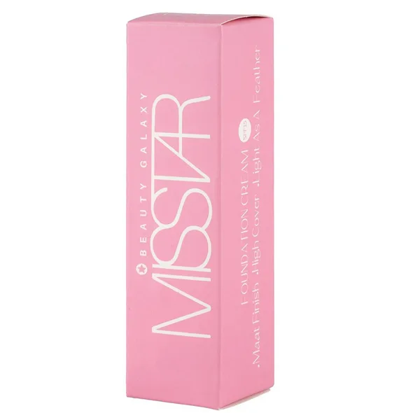 کرم پودر پمپی SPF15 میستار مدل BEAUTY GALAXY شماره MF301 مناسب برای انواع پوست حجم 40 میلیلیتر