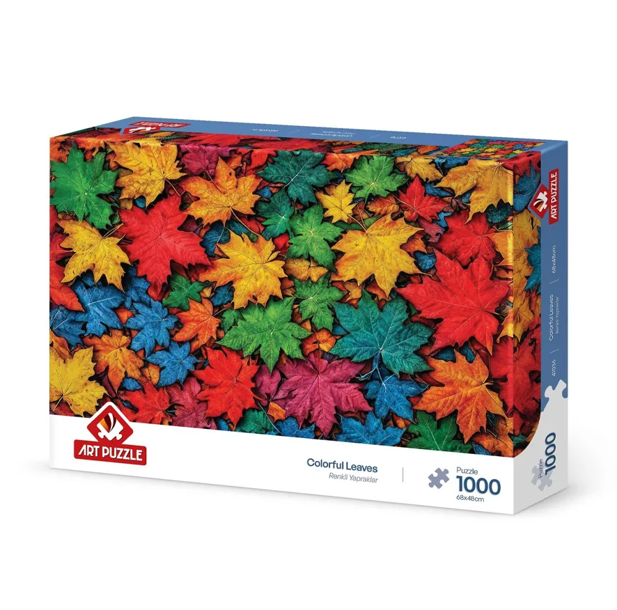 پازل 1000 تکه آرت پازل مدل Colorful Leaves كد 41036 مناسب نوجوان و بزرگسال