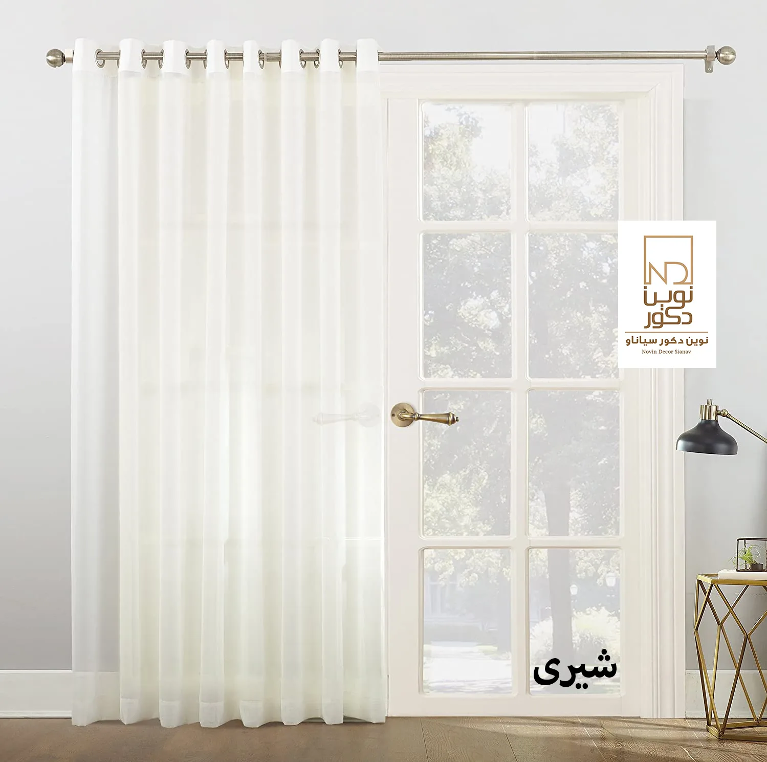 پرده نوین دکور سیاناو مدل ND3300 سایز 300x280 سانتیمتر