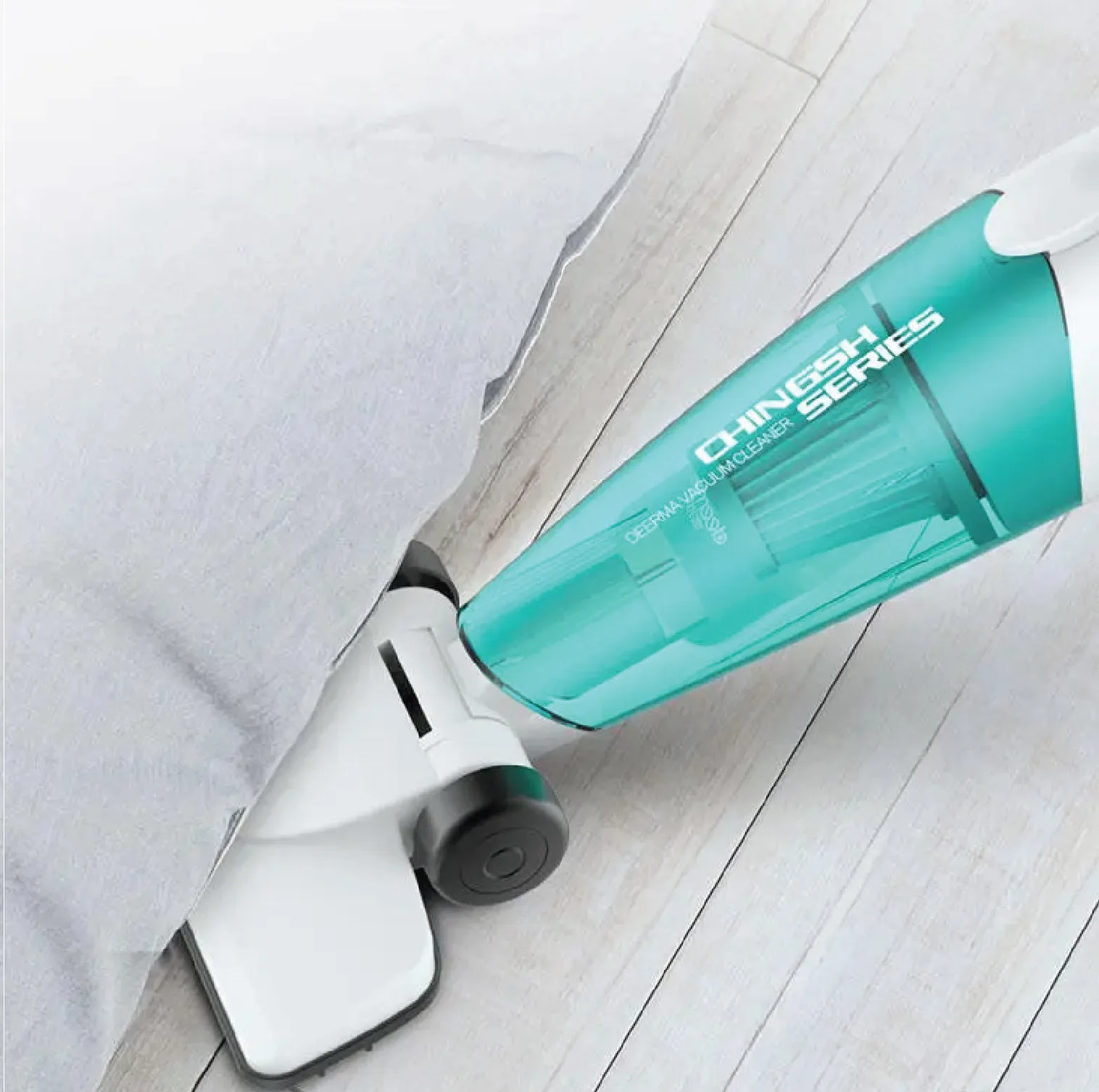 جارو شارژی عصایی درما مدل DX118C با موتور 600 وات، ظرفیت مخزن 1.2 لیتری، مکش 16000 پاسکال، فیلتر قابل شستشو، طراحی ارگونومیک، قابلیت استفاده 2 در 1 و سرهای چندکاره برای سطوح مختلف