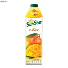 نکتار طبیعی انبه سان استار - 1 لیتر بسته 6 عددی