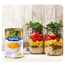 کنسرو ذرت شیرین شامینه - 350 گرم بسته 6 عددی