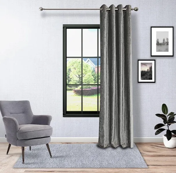 پرده نوین پرده خورشید مدل مخمل شانل کد NU351 سایز 280x140 سانتی‌متر