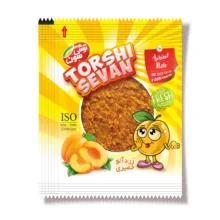 تمر زردآلو خمیری ترش سون – 35 گرم بسته 16 عددی