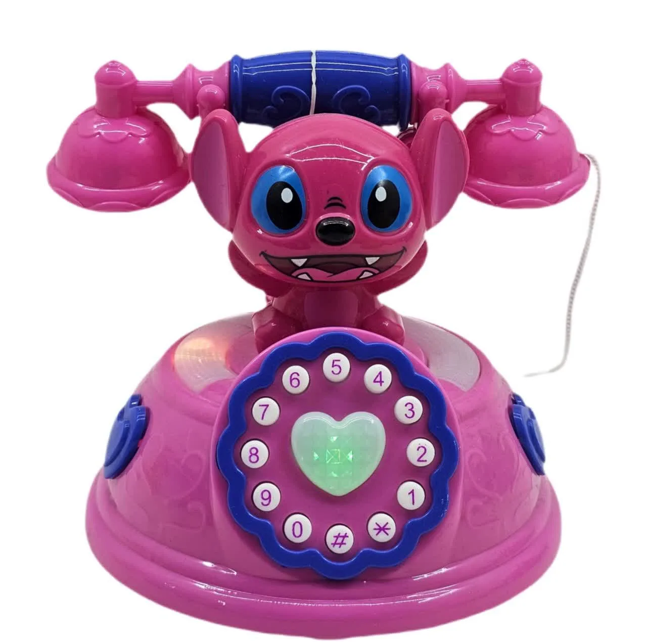 اسباب بازی ناب سل مدل تلفن استیج بامزه چراغ دار کد Funny Stitch Musical Light-Up Telephone
