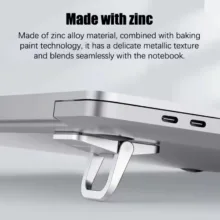 پایه نگهدارنده لپ‌تاپ مدل D2 Aluminum alloy مناسب برای لپ تاپ‌های 17 اینچی و کوچکتر بسته 2 عددی