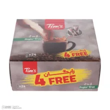 کافی میکس بدون قند تیمز - 12 گرم مجموعه 24 عددی