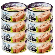 کنسرو ماهی تن در روغن گیاهی ویلورا – 120 گرم بسته 8 عددی
