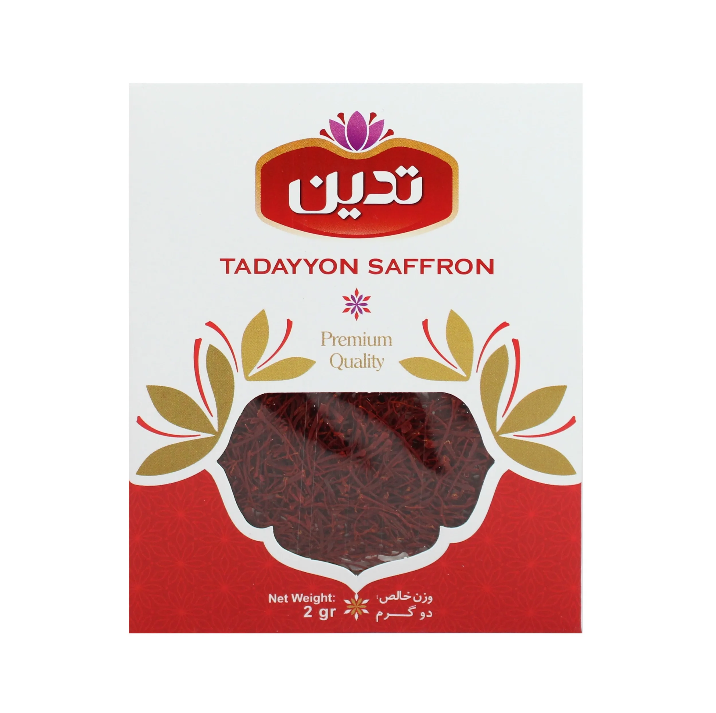 زعفران سرگل درجه یک تدین - 2 گرم