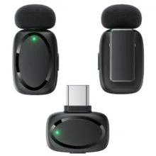 ست میکروفن بی سیم ایس فست مدل R2 با درگاه اتصال Type C