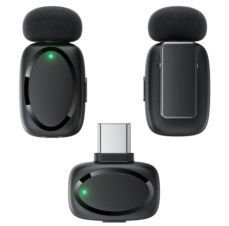 ست میکروفن بی سیم ایس فست مدل R2 با درگاه اتصال Type C