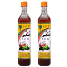 سرکه انگبین عسلی نعنایی گیاهستان حکیم – 900 میلی لیتر بسته 2 عددی