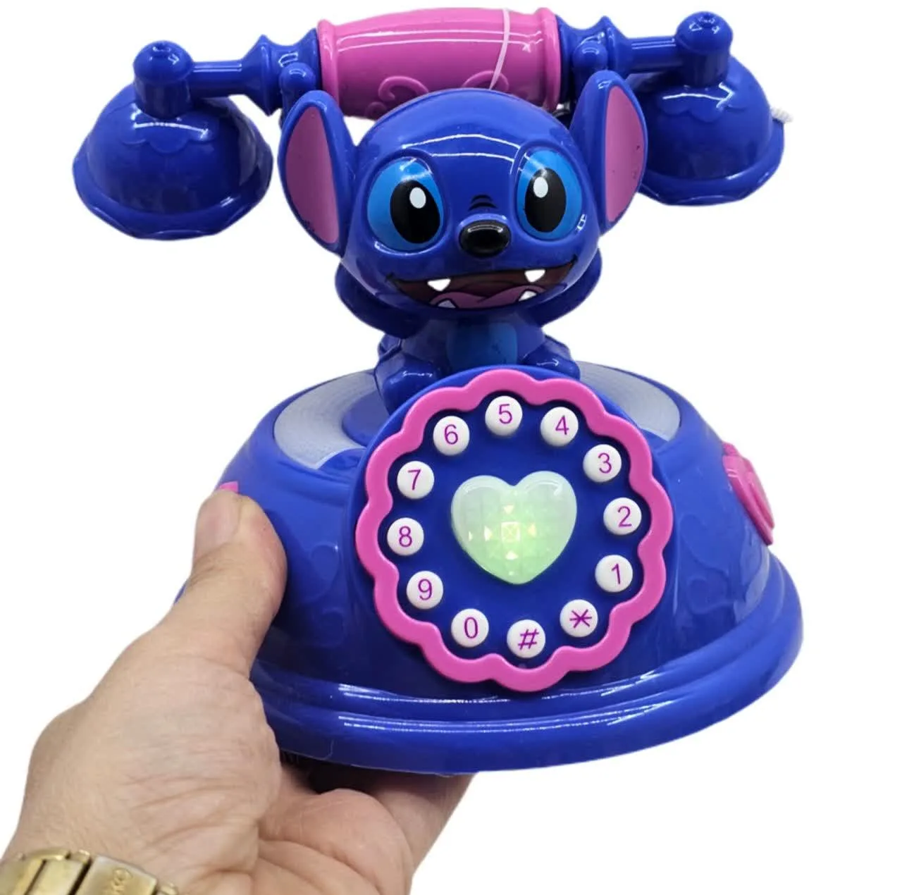 اسباب بازی ناب سل مدل تلفن استیج بامزه چراغ دار کد Funny Stitch Musical Light-Up Telephone