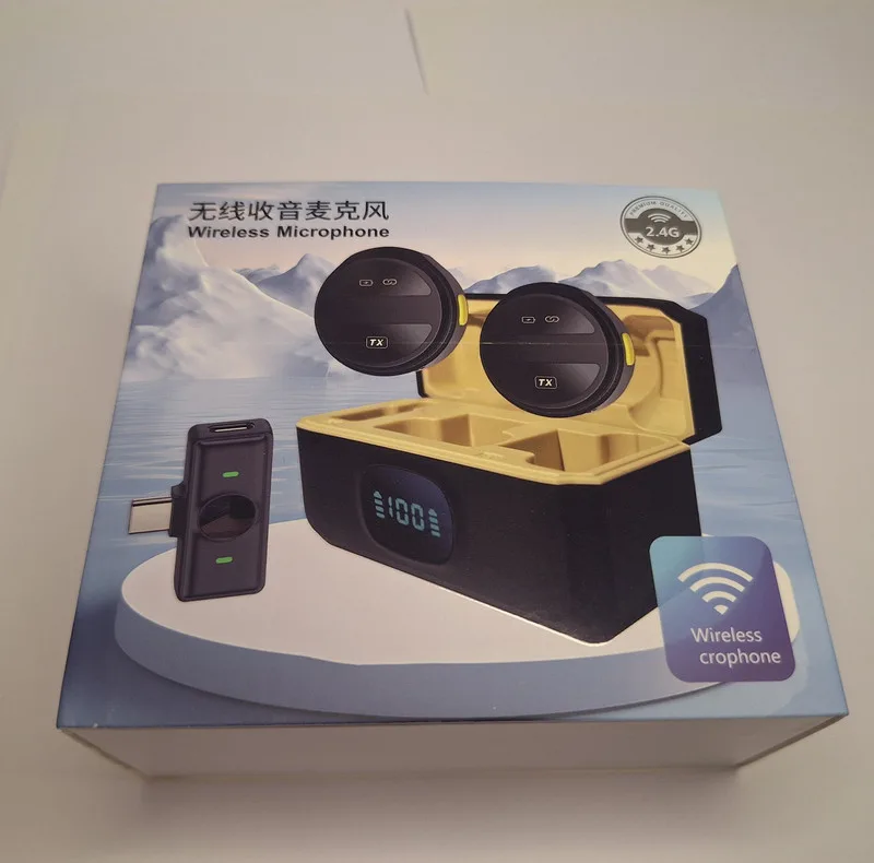 ست میکروفون بی سیم مدل pro 2 با درگاه اتصال لایتنینگ
