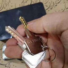 قفل کتابی تهران مدل حفاظ دار کد STN08854