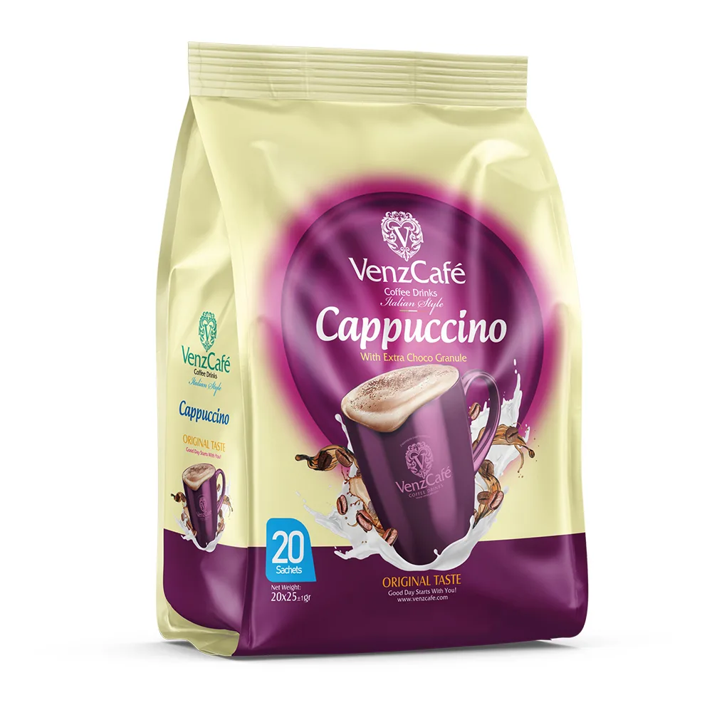 کاپوچینو ونزکافه - 25 گرم بسته 20 عددی