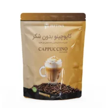 کاپوچینو کلاسیک بدون شکر و شیرین شده استویا پپتینا – 200 گرم بسته 20 عددی