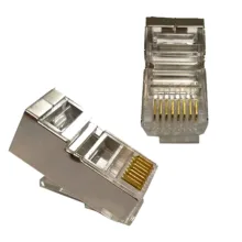 سوکت شبکه CAT6E امپ مدل JN26E بسته 100 عددی