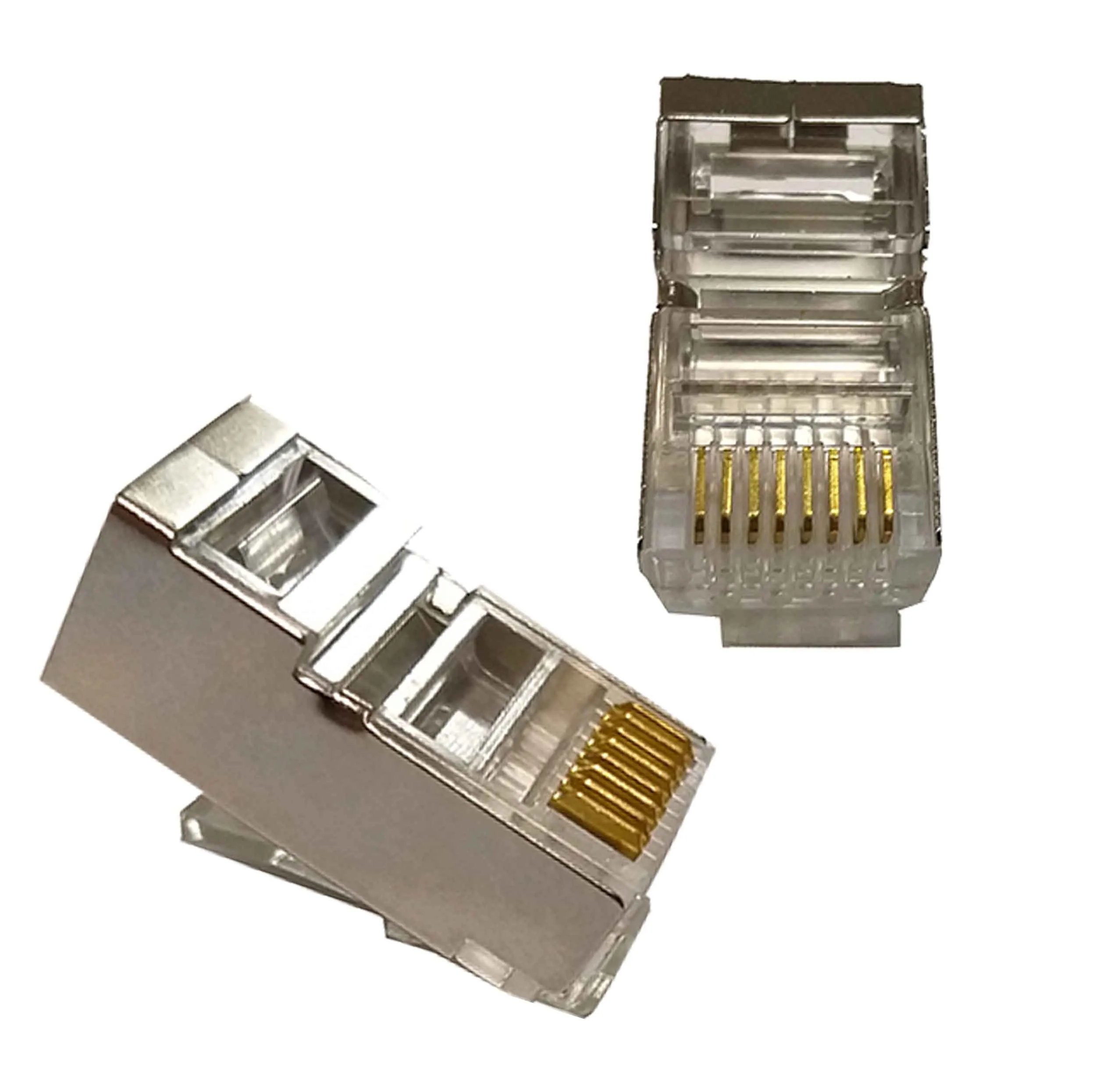 سوکت شبکه CAT6E امپ مدل JN26E بسته 100 عددی