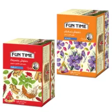 دمنوش انرژی جنسینگ و زعفران فان تایم بسته 2 عددی