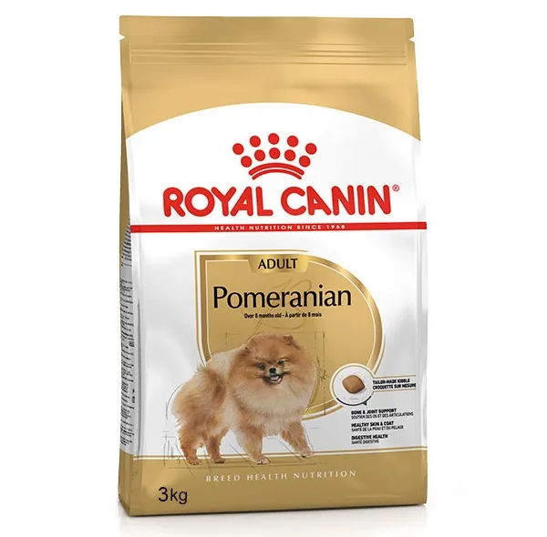 غذا خشک سگ رویال کنین مدل pomeranian وزن 3 کیلوگرم