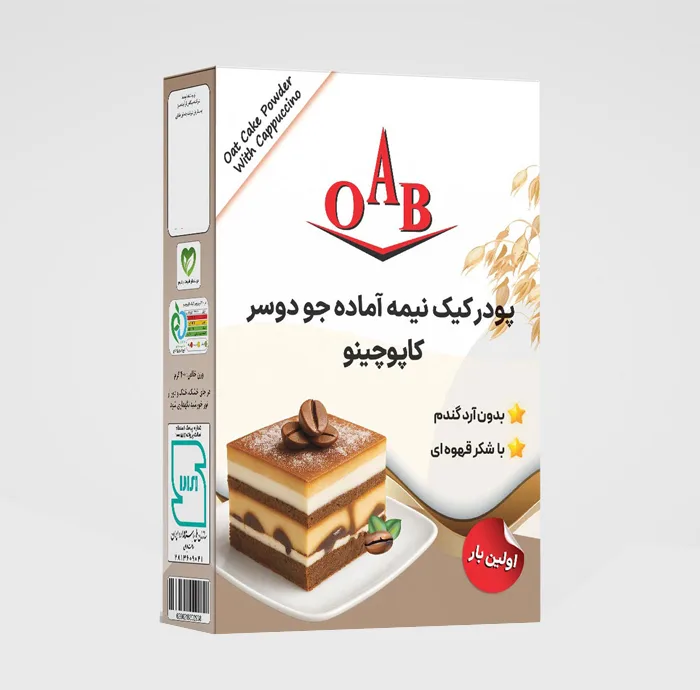 پودر کیک نیمه آماده جودوسر کاپوچینو اُ آ ب - 400 گرم
