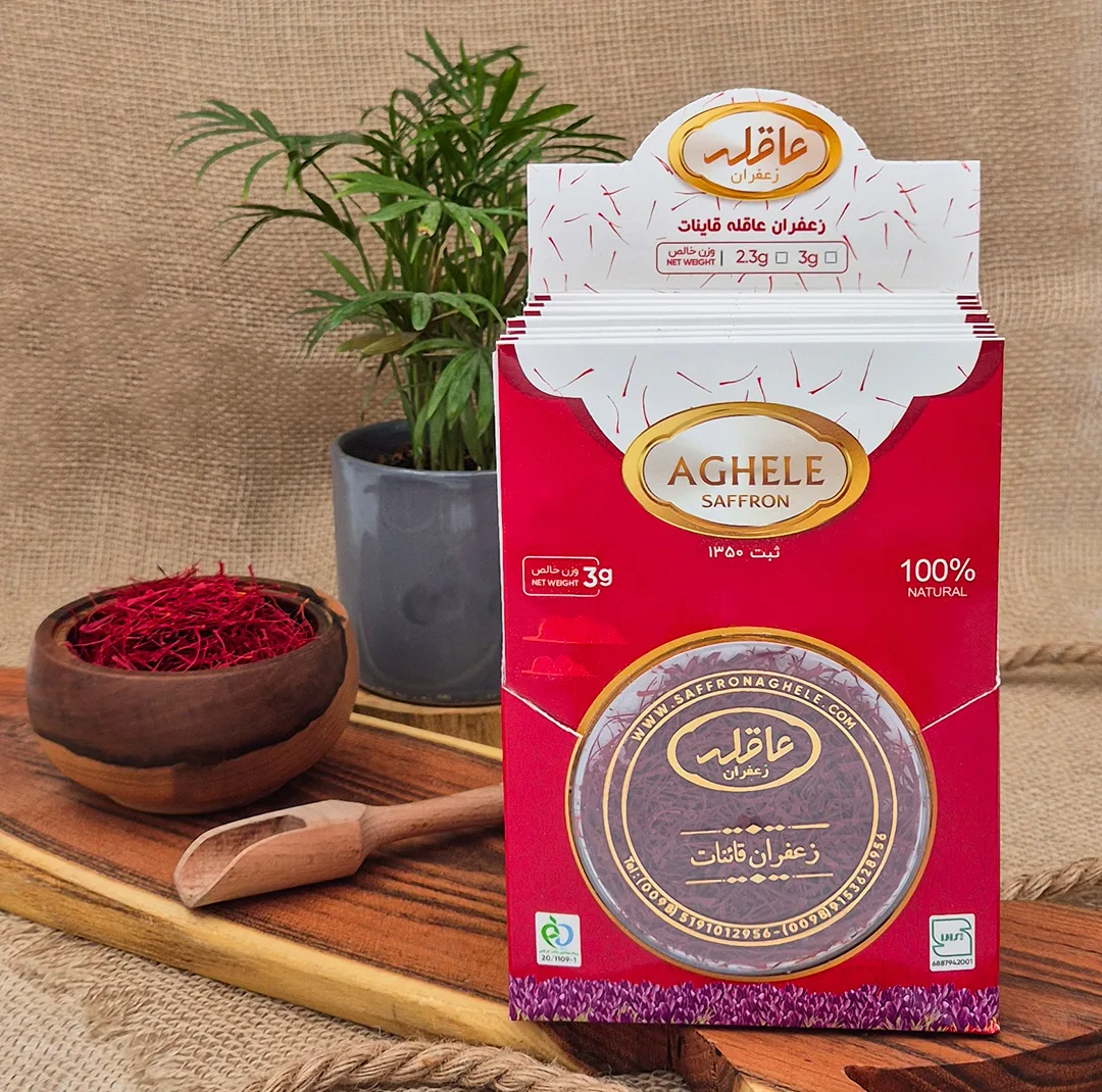زعفران طلقی عاقله - 3 گرم بسته 10 عددی