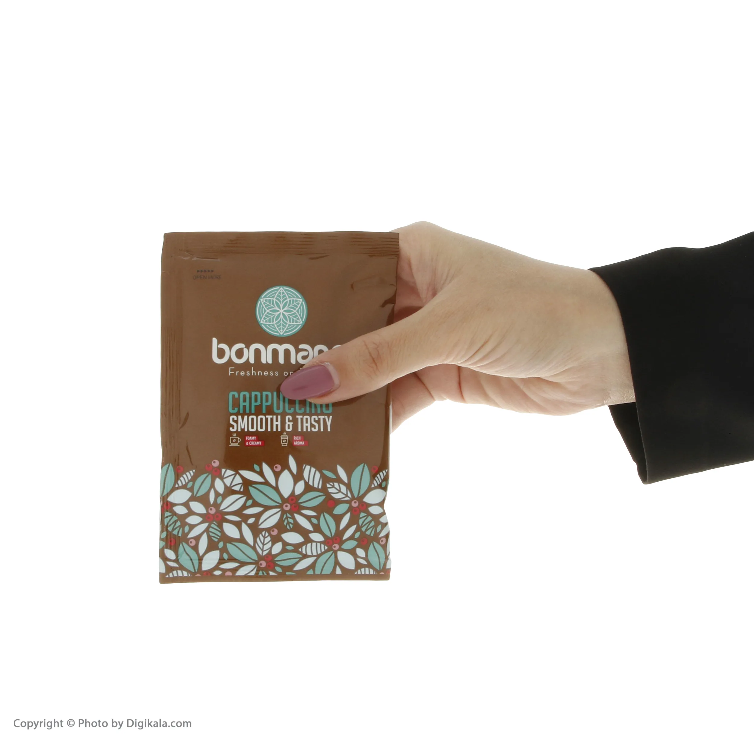 کاپوچینو بن مانو - 25 گرم بسته 24 عددی به همراه 2 عدد رایگان