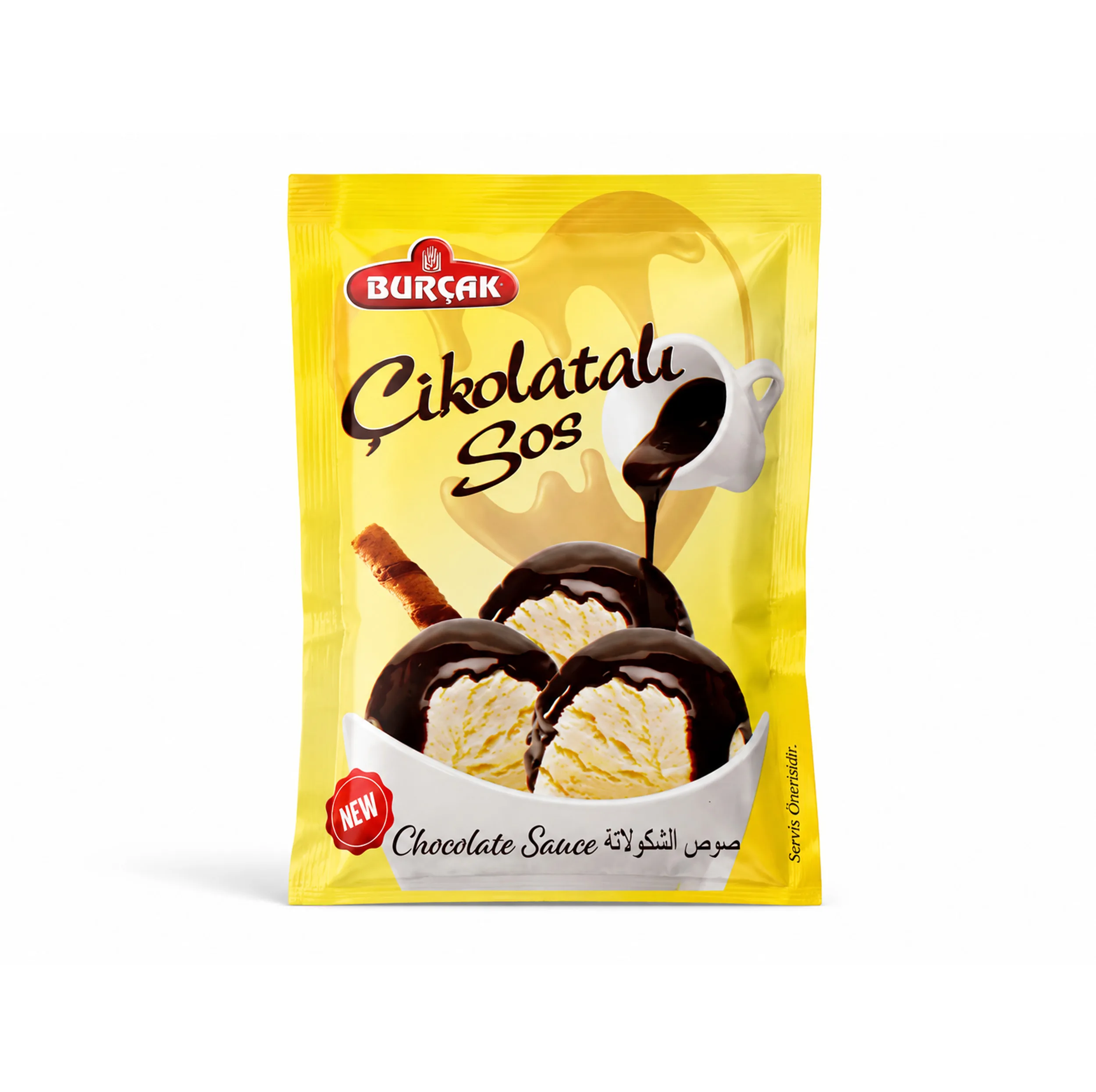 سس شکلاتی بورچاک (Burçak) - 120 گرم بسته سه عددی