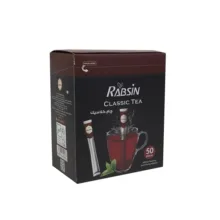 چای سیاه ساشه ای کلاسیک رابسین بسته 50 عددی